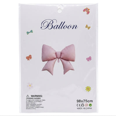 Bow-Knot Decoration Foil Balloon - Pink ( Uninflated ) - 75X98 Cm