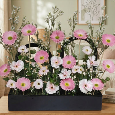 Elegant Artificial Gerberas Flower Arrangement