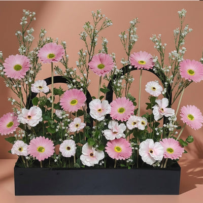 Elegant Artificial Gerberas Flower Arrangement
