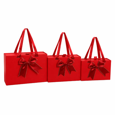 Gift Box Red Colour - 3 Pcs Set