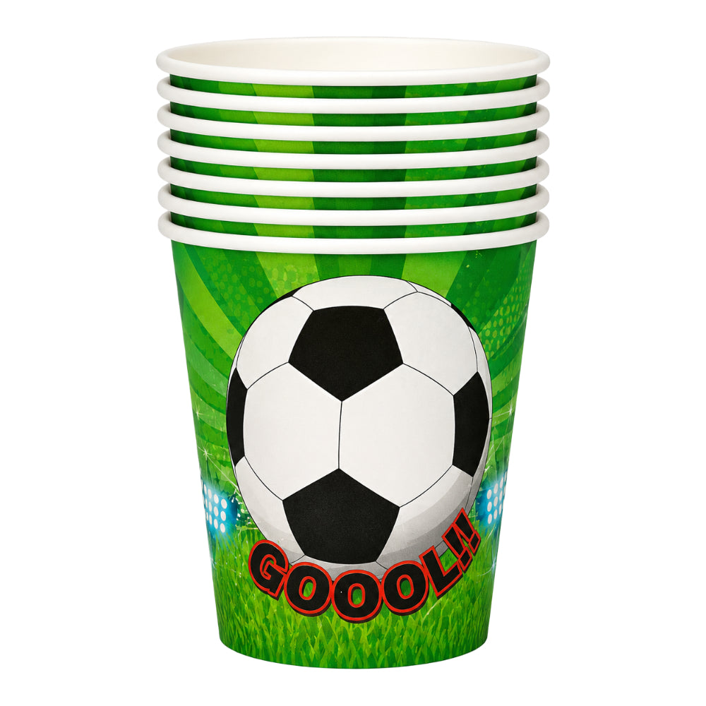 Football Theme Party Disposable Paper Cup - Pack Of 10