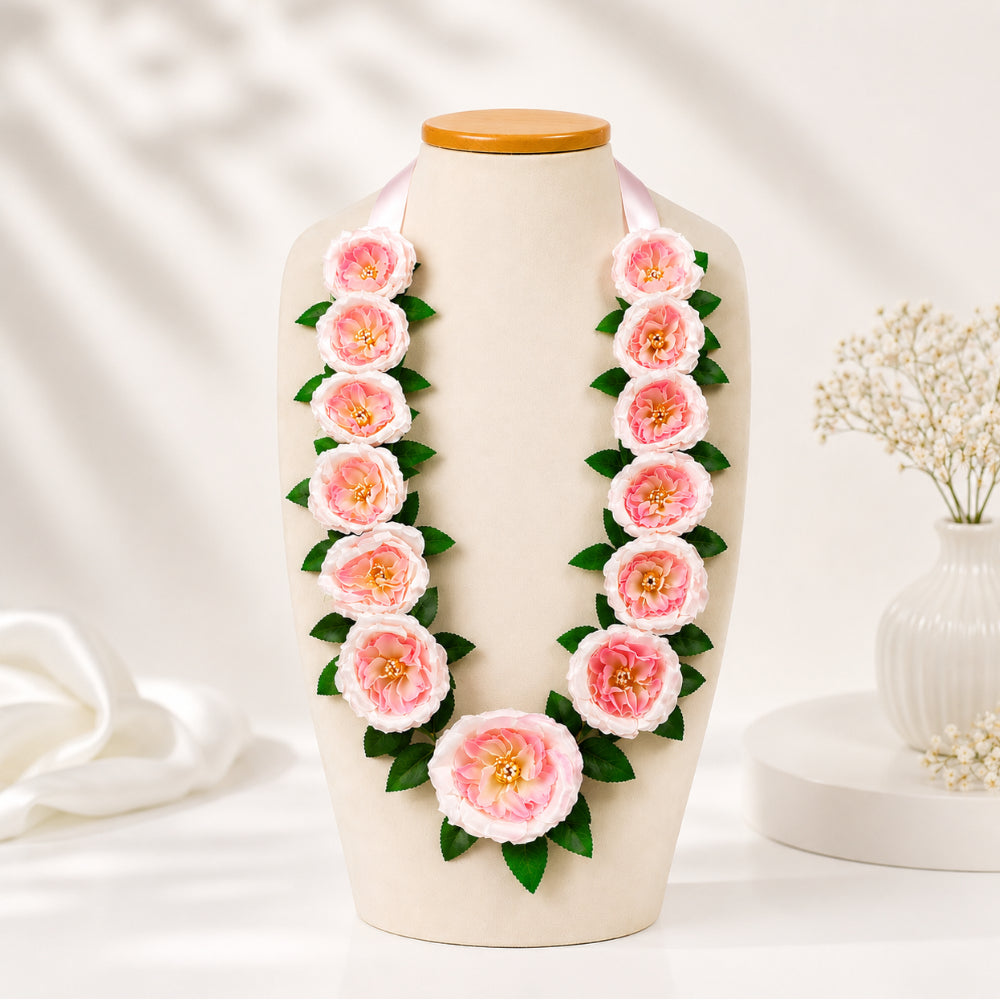 Elegant Artificial Flower Collar Necklace