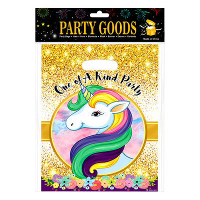 Magical Unicorn Fantasy Theme Party Loot Bag - 25X16 Cm - Pack Of 10 Pcs