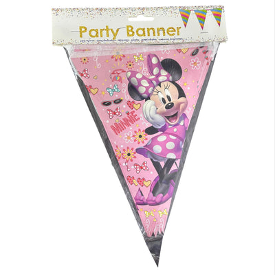 Minnie Mouse Theme Party Decoration Flag Banner - 3Mtr