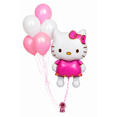 Hello Kitty Character Theme Party Decoration Helium Balloon Combo Set