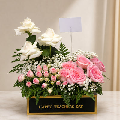 Happy Teachers' Day Flower Arrangement