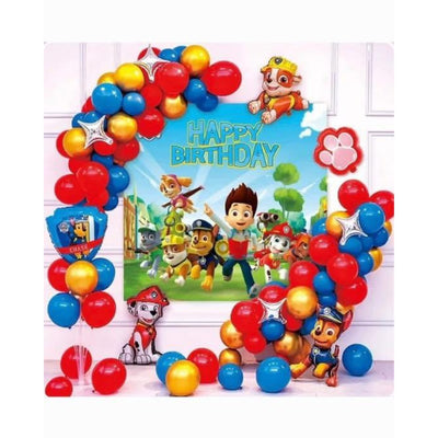 Paw Patrol Theme Birthday Party Decoration Balloon Garland Arch Kit