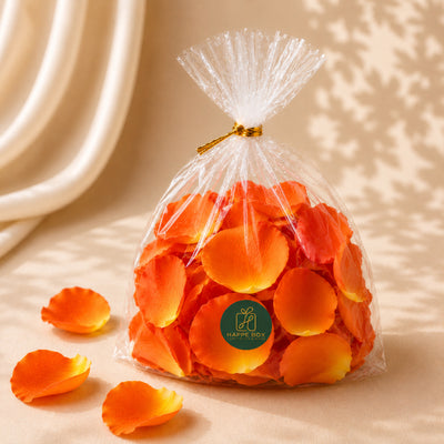 Orange Rose Petals