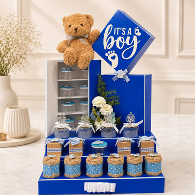 It's A Boy Baby Shower Luxury Dessert & Gift Display Stand