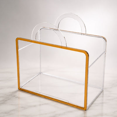 Acrylic Bag Shape Gift Box - 27X26X14 cm
