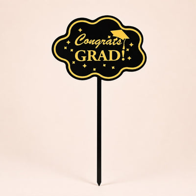 Congrats Grad Topper - 26.5 x 9.5 cm