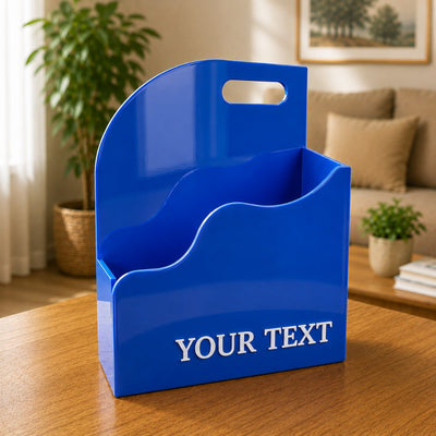 Blue Acrylic Gift Decoration Hamper Box - 30X10.5X40 cm