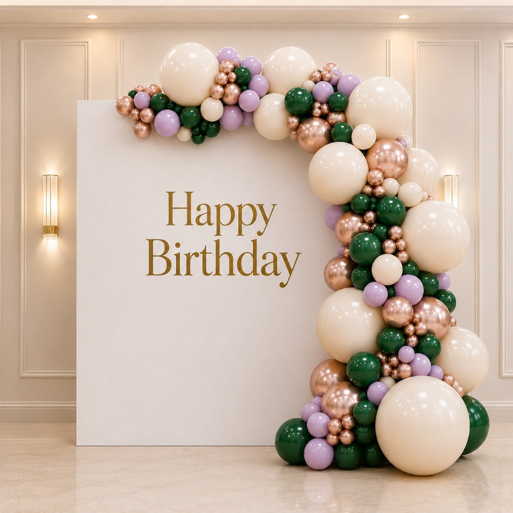 Happy Birthday Party Decoration Backdrop Balloon Arrangement