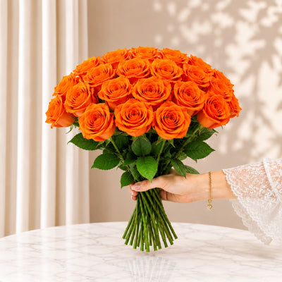 Orange Roses Wholesale - 25 Stems