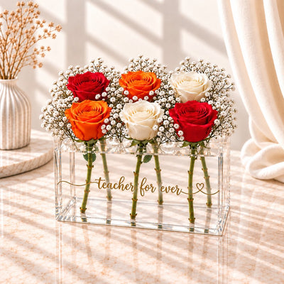 Teacher's Day Elegant Mixed Rose Arrangement