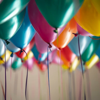 Pastel Helium Balloon Bouquet